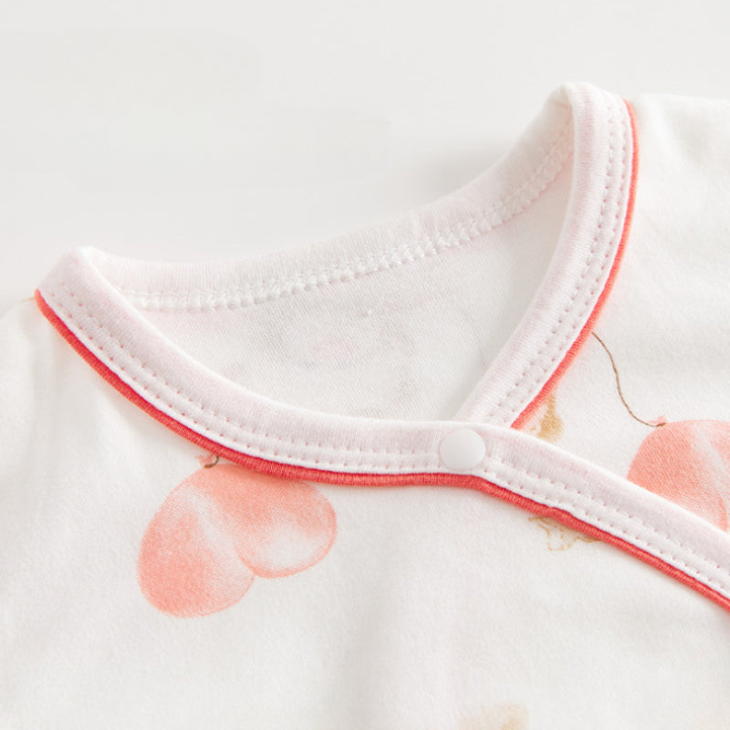 100% Cotton Long Sleeve Kimono Romper - Tree - Organic Cotton Clubs