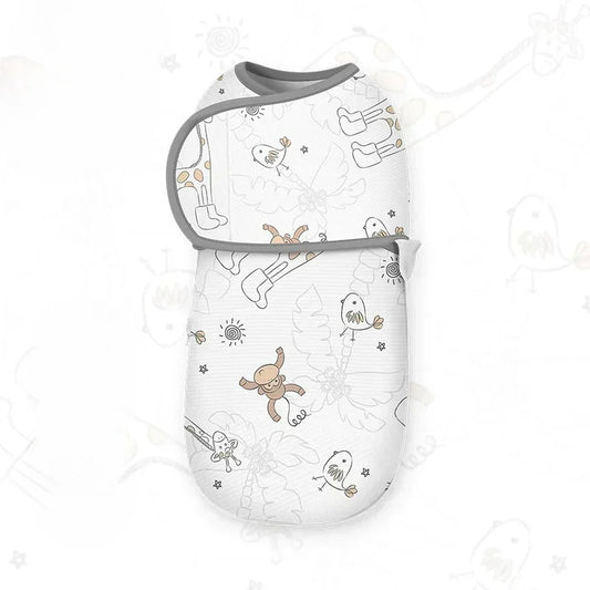 Organic Cotton Muslin Sleep Sack - Animals - Organic Cotton Clubs