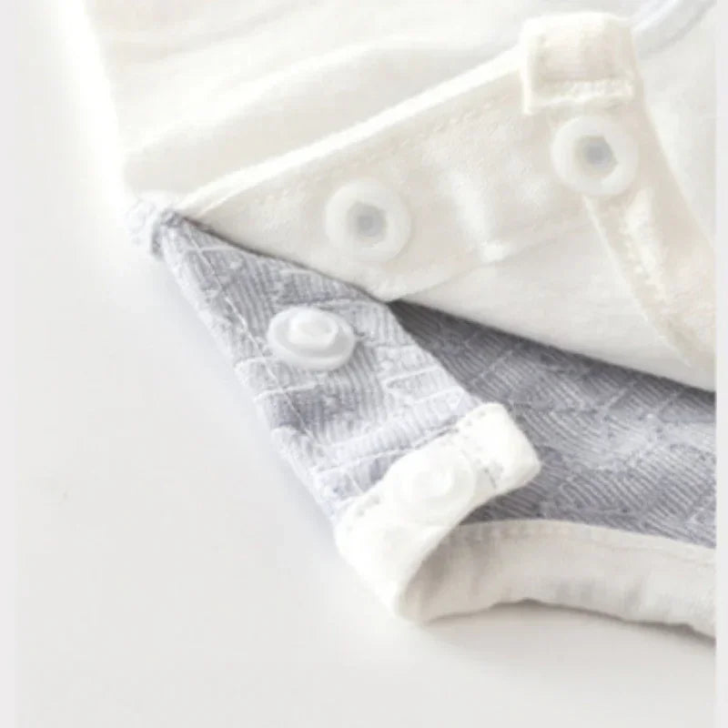 Cotton Short Sleeve Overhead Bodysuit - Brown Bear - Organic Cotton Clubs