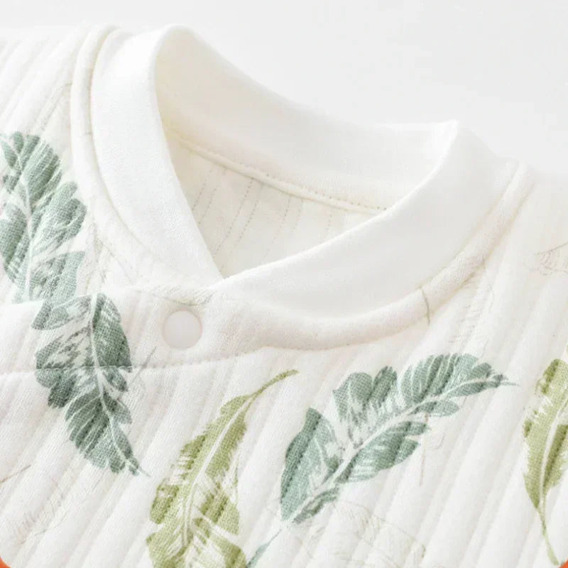 100% Cotton Warm Long Sleeve Long Sleeve Top & Pants Set- Pear - Organic Cotton Clubs