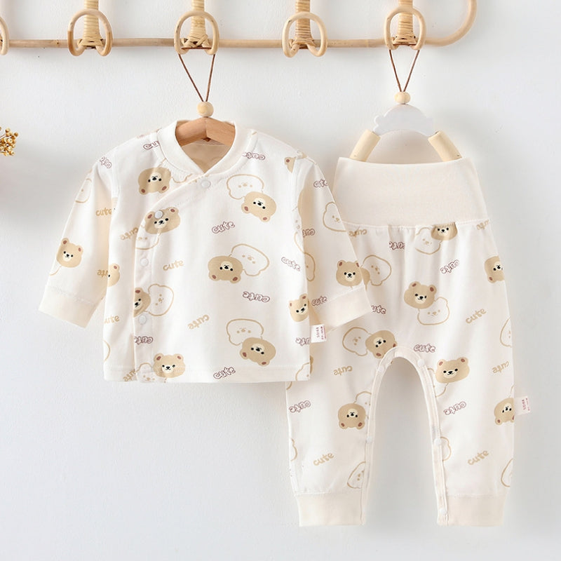 100% Cotton Long Sleeve Long Sleeve Top & Pants Set- Sheep - Organic Cotton Clubs