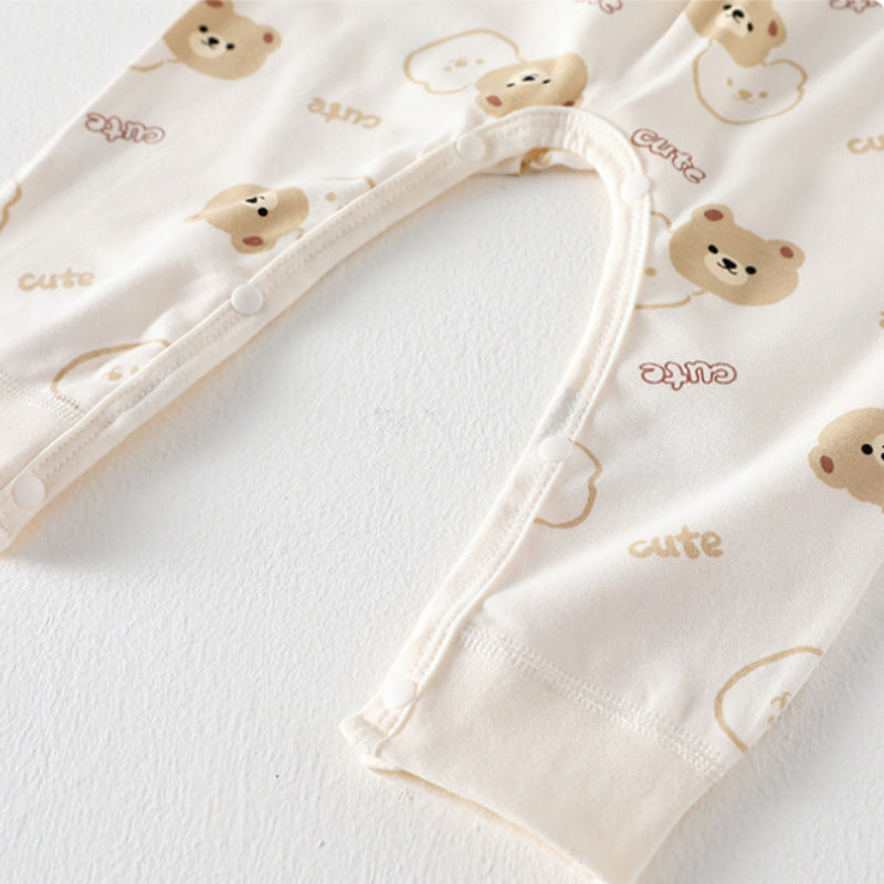 100% Cotton Long Sleeve Long Sleeve Top & Pants Set- Sheep - Organic Cotton Clubs