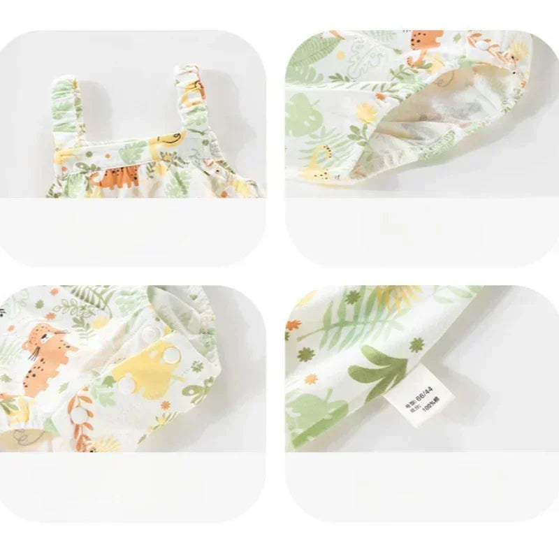 100% Cotton Sleeveless Bodysuit - Adorable Bear - Organic Cotton Clubs