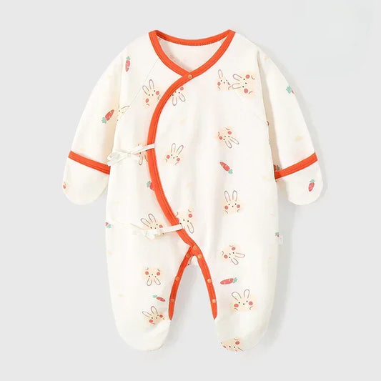 100% Cotton Footed Onesie with Mittens - Planet - Organic Cotton Clubs