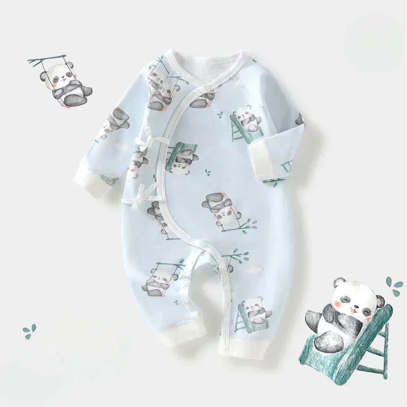 100% Cotton Long Sleeve Romper - Sea World - Organic Cotton Clubs