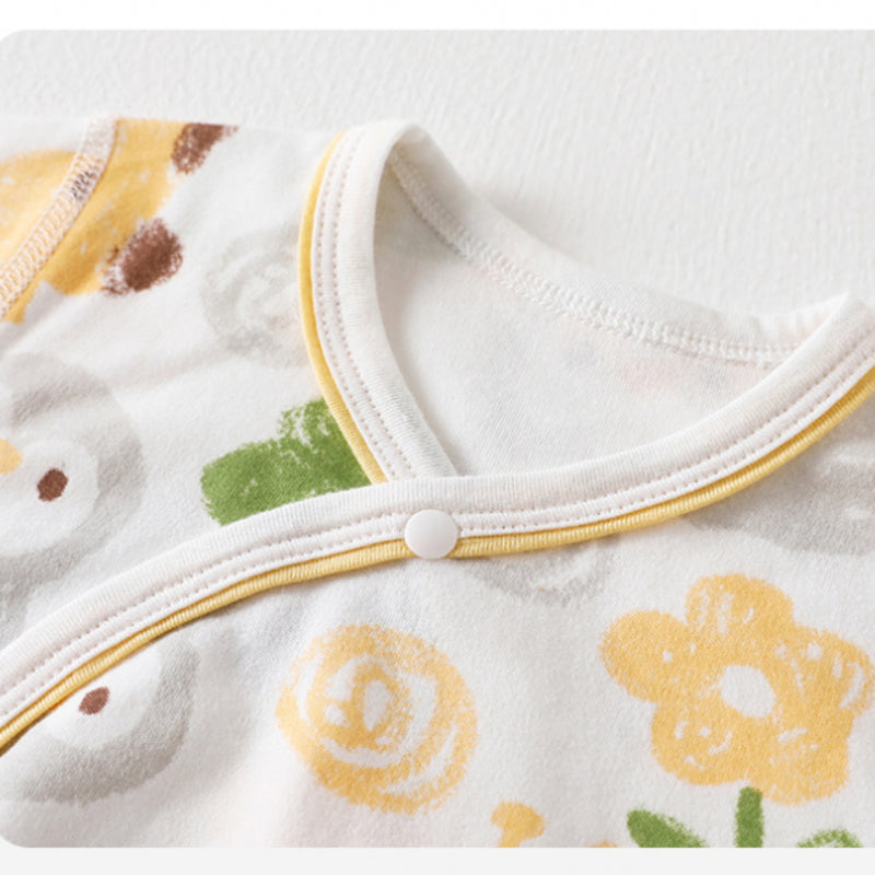 100% Cotton Long Sleeve Romper - Autumn - Organic Cotton Clubs