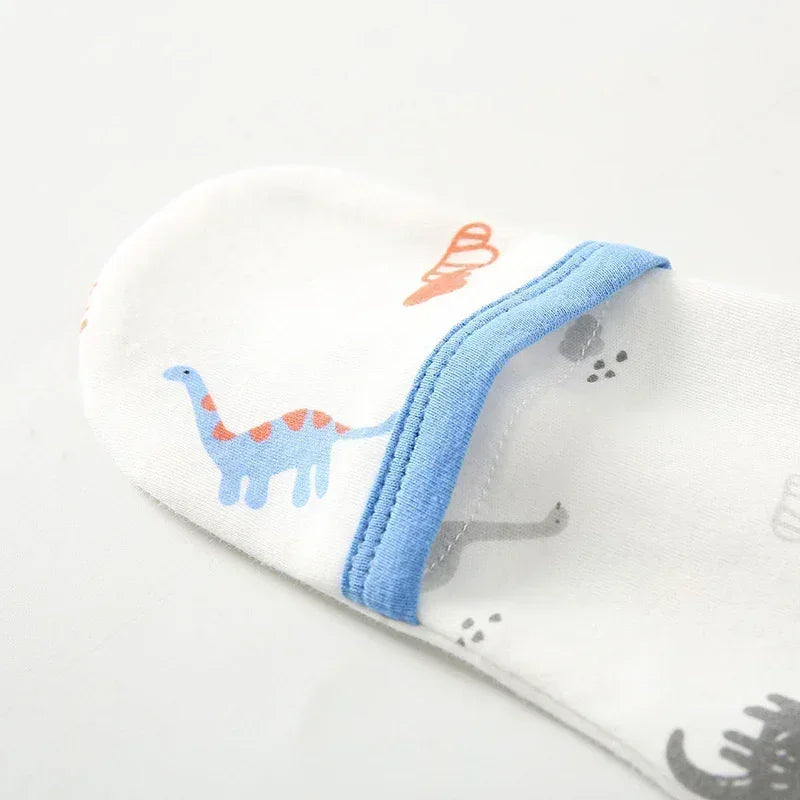 100% Cotton Footed Onesie with Mittens - Planet - Organic Cotton Clubs