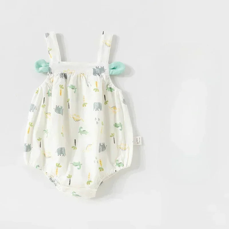 100% Cotton Sleeveless Bodysuit - Adorable Bear - Organic Cotton Clubs