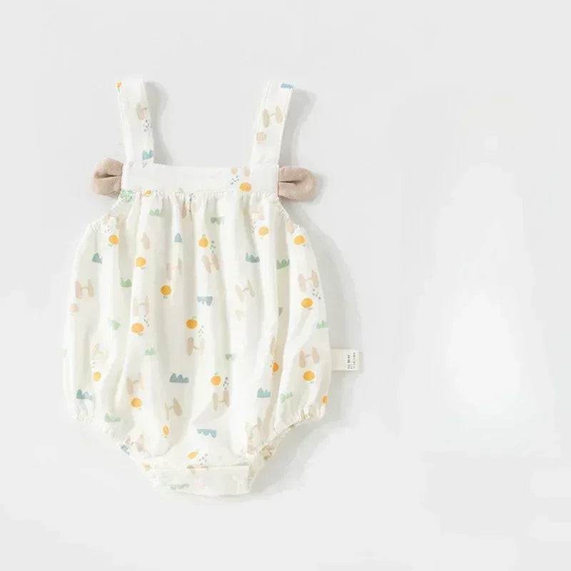 100% Cotton Sleeveless Bodysuit - Adorable Bear - Organic Cotton Clubs