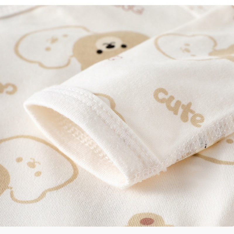 100% Cotton Long Sleeve Bodysuit - Heart - Organic Cotton Clubs