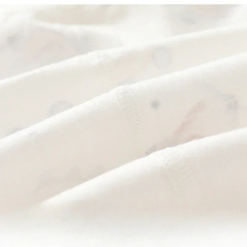 100% Cotton Long Sleeve Bodysuit with Velcro Closure- Adorable Cat - Organic Cotton Clubs