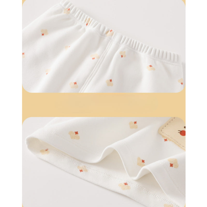 Cotton Long Sleeve Top & Pants Set - Red Cat - Organic Cotton Clubs