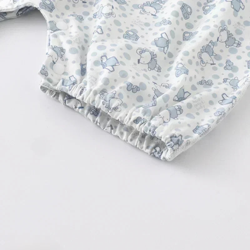 100% Cotton Sleeveless Romper - Pink Heart - Organic Cotton Clubs