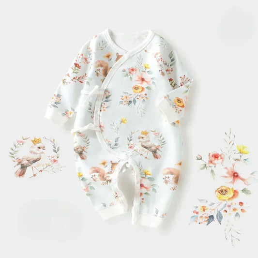 100% Cotton Long Sleeve Romper - Sea World - Organic Cotton Clubs