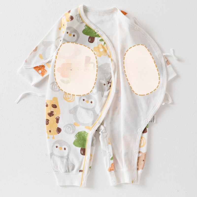 100% Cotton Long Sleeve Romper - Autumn - Organic Cotton Clubs