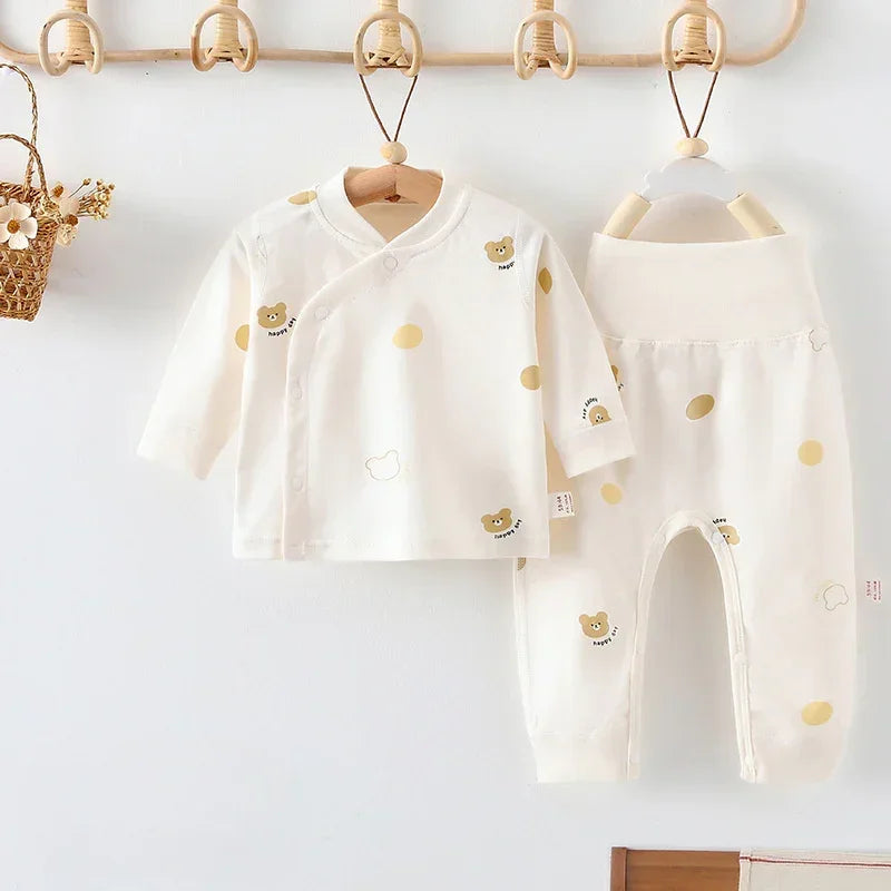 100% Cotton Long Sleeve Long Sleeve Top & Pants Set- Sheep - Organic Cotton Clubs