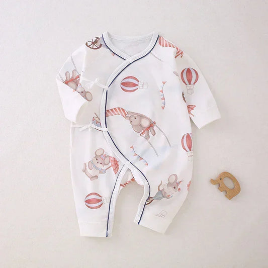 100% Cotton Long Sleeve Romper - Owl - Organic Cotton Clubs