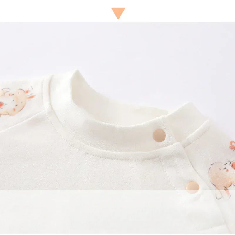 100% Cotton Long Sleeve Top & Pants Set - Cute Alligator - Organic Cotton Clubs