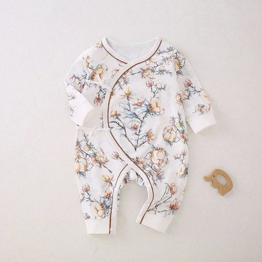100% Cotton Long Sleeve Romper - Owl - Organic Cotton Clubs
