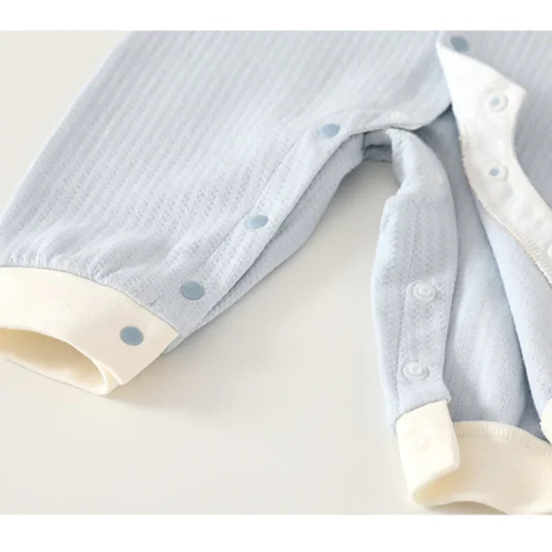 100% Cotton Long Sleeve Romper - Yellow Panda - Organic Cotton Clubs