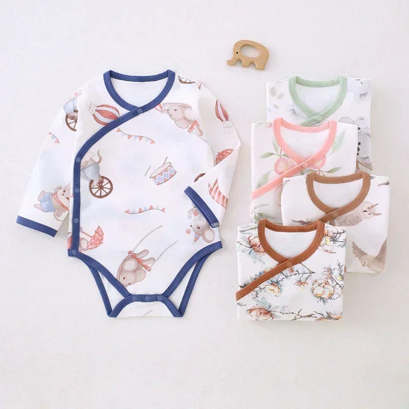 100% Cotton Long Sleeve Side-Snap Bodysuit - Cotton - Organic Cotton Clubs