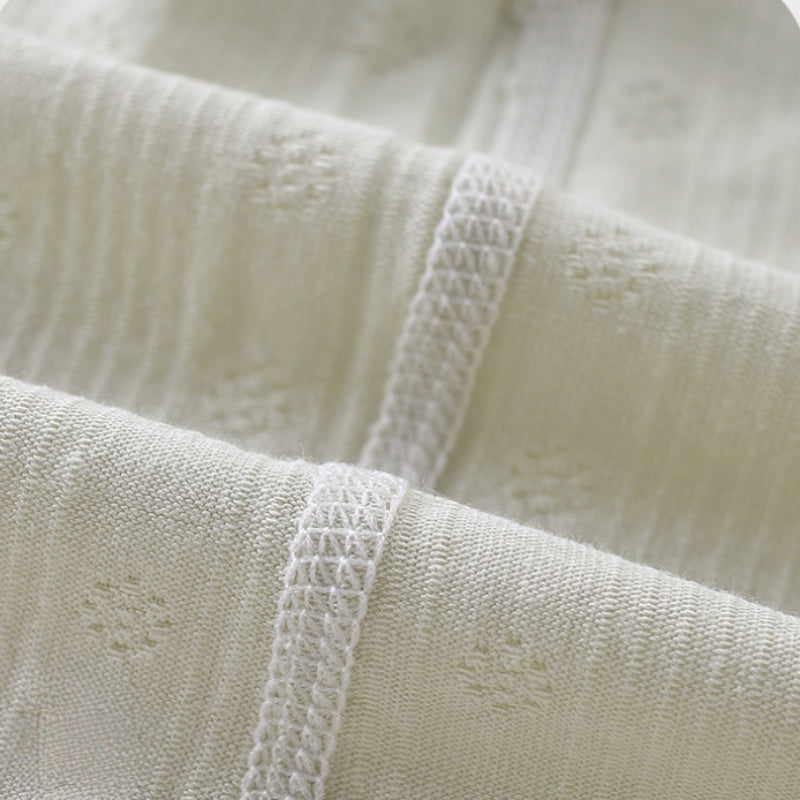 Homothermal Cotton Long Sleeve Bodysuit - White - Organic Cotton Clubs