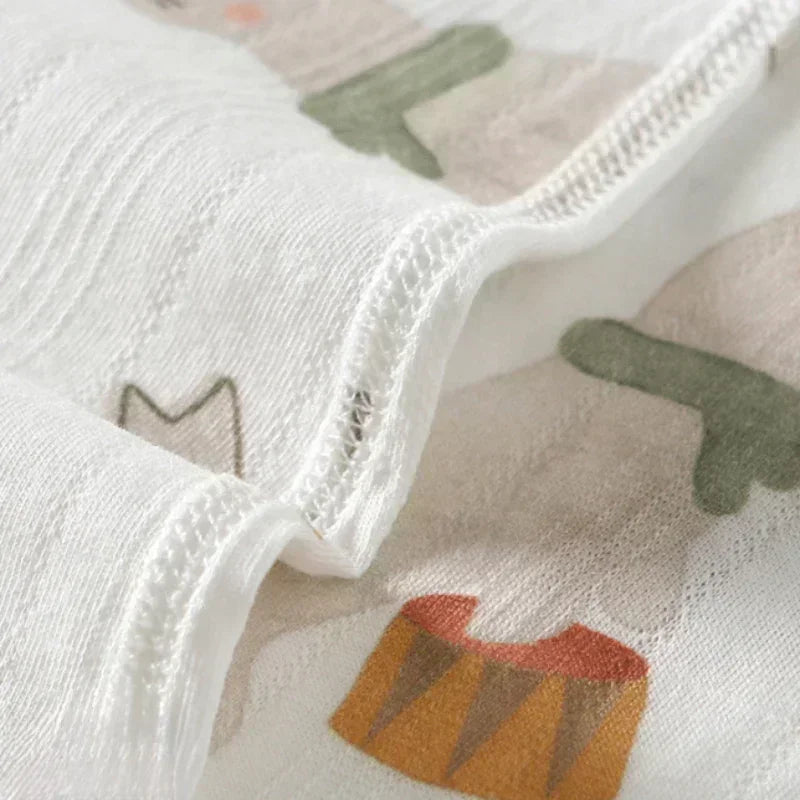 100% Cotton Short Sleeve Romper - Cute Squirrel - Organic Cotton Clubs