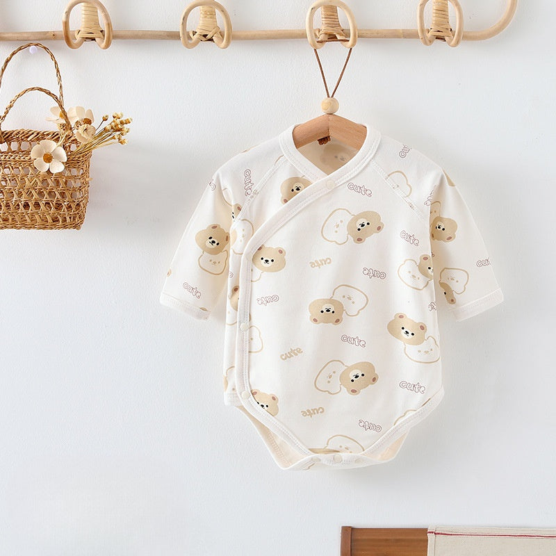 100% Cotton Long Sleeve Bodysuit - Heart - Organic Cotton Clubs
