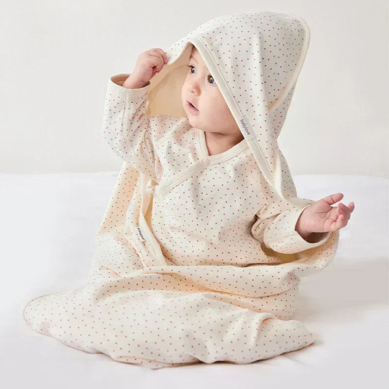 100% Cotton Swaddle Blanket - Light Brown - Organic Cotton Clubs