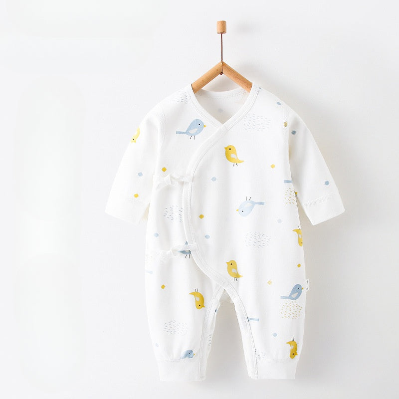 100% Cotton Long Sleeve Romper - Autumn - Organic Cotton Clubs