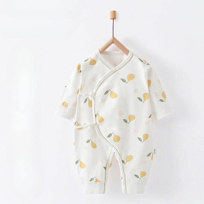 100% Cotton Long Sleeve Romper - Autumn - Organic Cotton Clubs