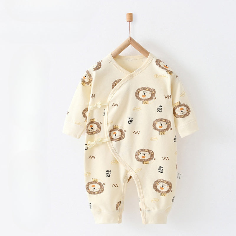100% Cotton Long Sleeve Romper - Autumn - Organic Cotton Clubs