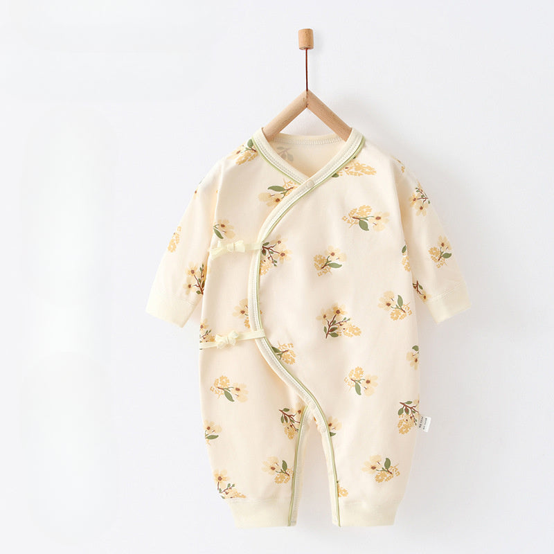 100% Cotton Long Sleeve Romper - Autumn - Organic Cotton Clubs
