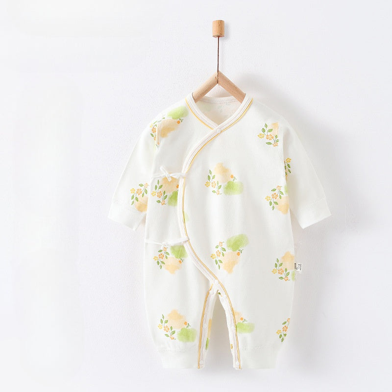 100% Cotton Long Sleeve Romper - Autumn - Organic Cotton Clubs