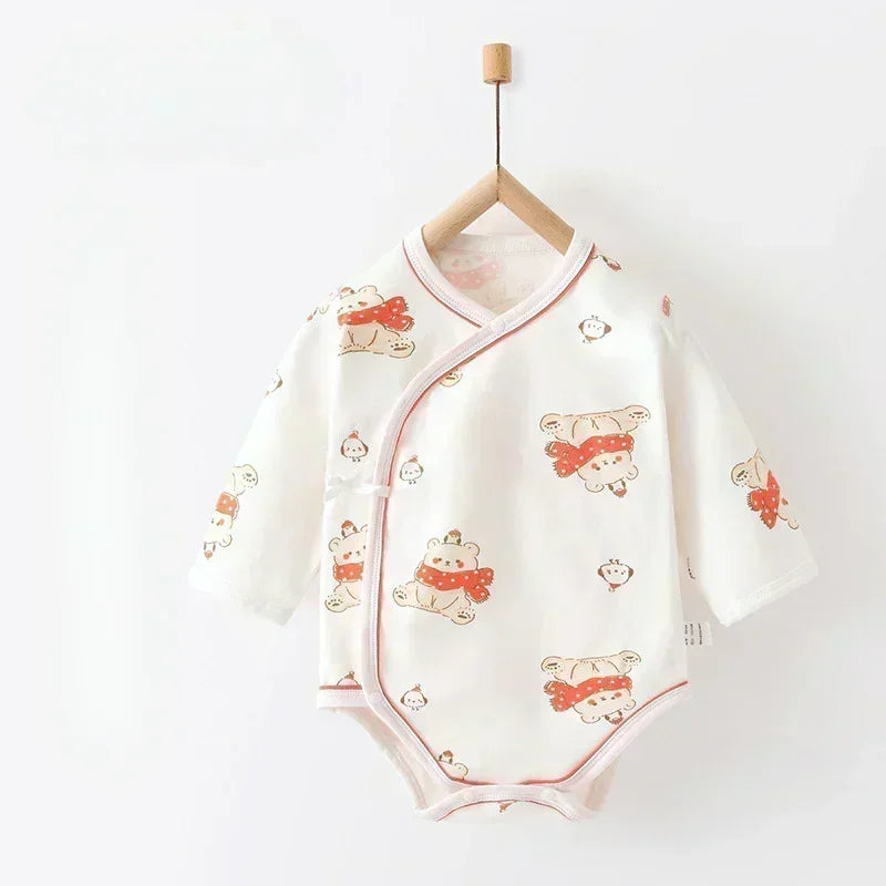 100% Cotton Long Sleeve Bodysuit - Elephant - Organic Cotton Clubs
