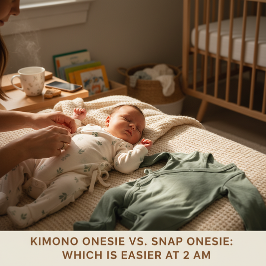 Kimono Onesie vs Snap Onesie: Which Is Easier at 2am?