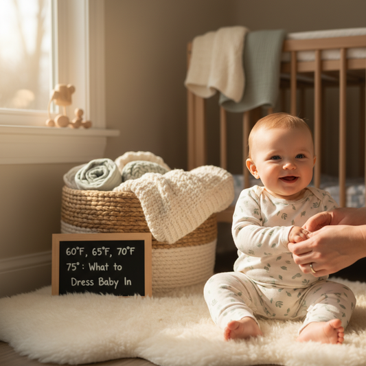 What to Dress Your Baby in at 60°F, 65°F, 70°F, 75°F