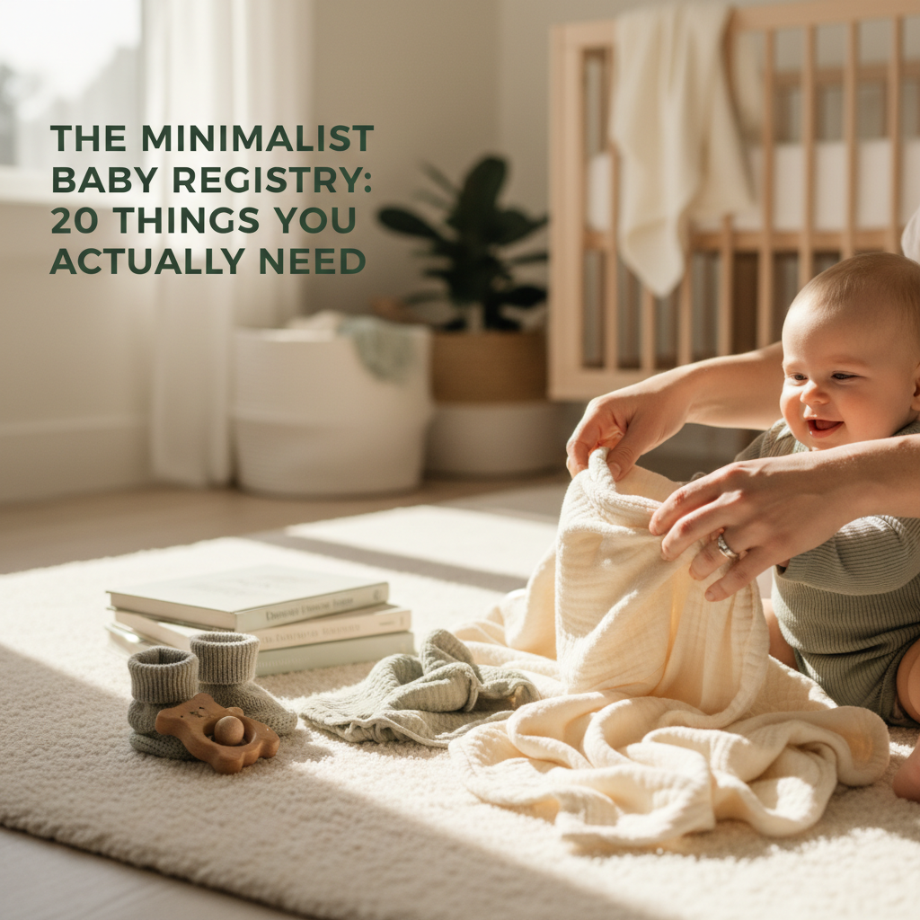 The Minimalist Baby Registry: 20 Things You Actually Need