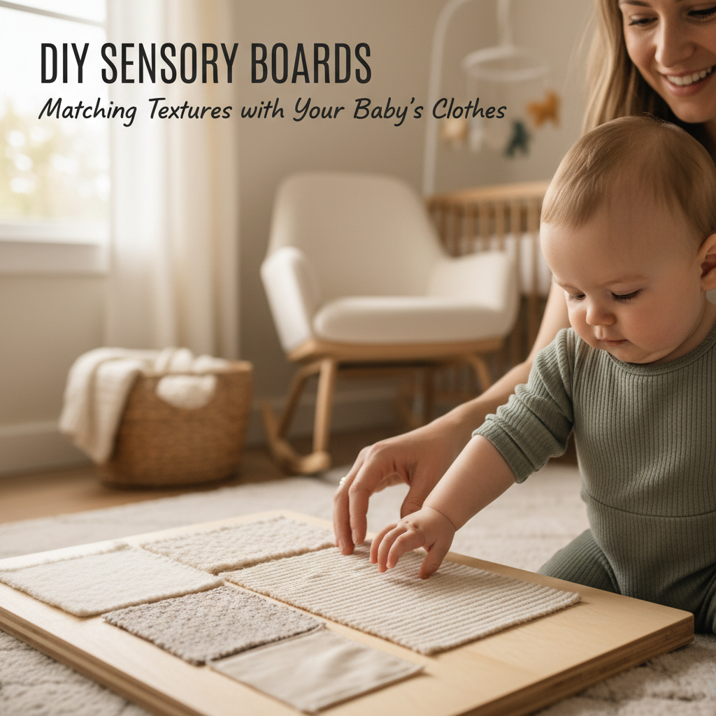 DIY Sensory Boards: Matching Textures with Your Baby's Clothes