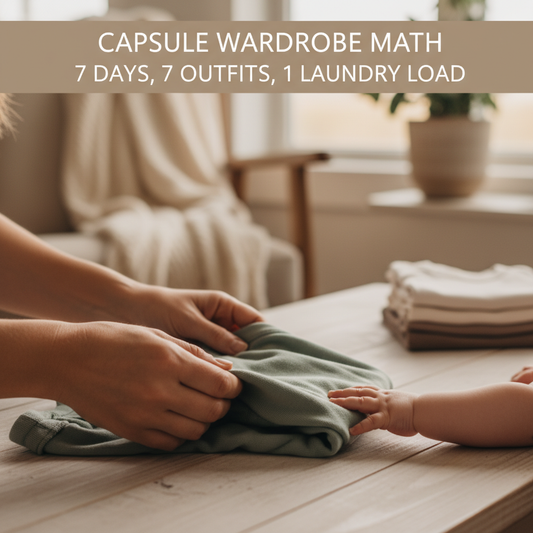 Capsule Wardrobe Math: 7 Days, 7 Outfits, 1 Laundry Load.