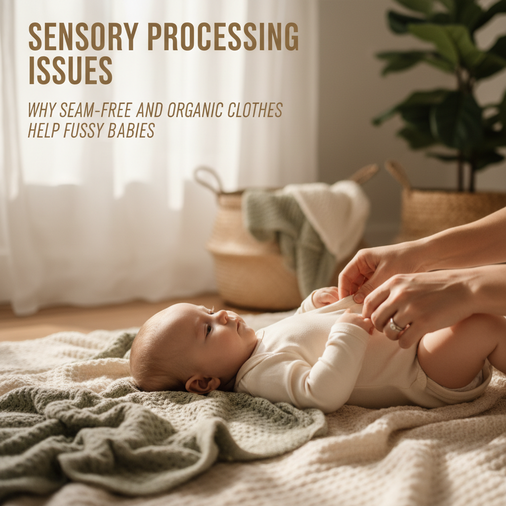 Sensory Processing Issues: Why seam-free and organic clothes help fussy babies.