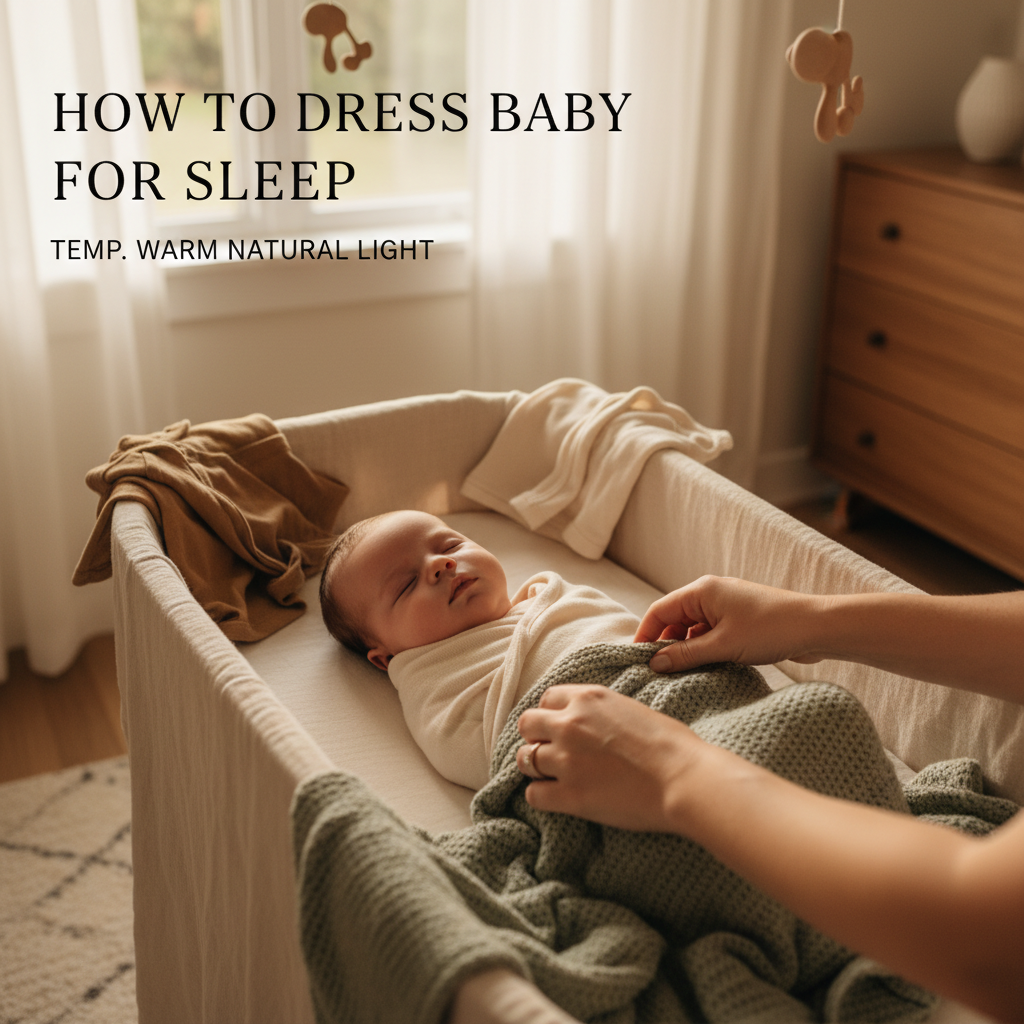 How to Dress Baby for Sleep by Temp