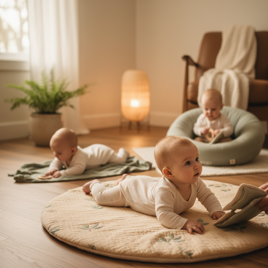 Tummy Time Progression by Month