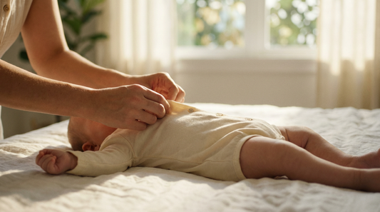 Baby Massage Map: Points for Constipation Relief