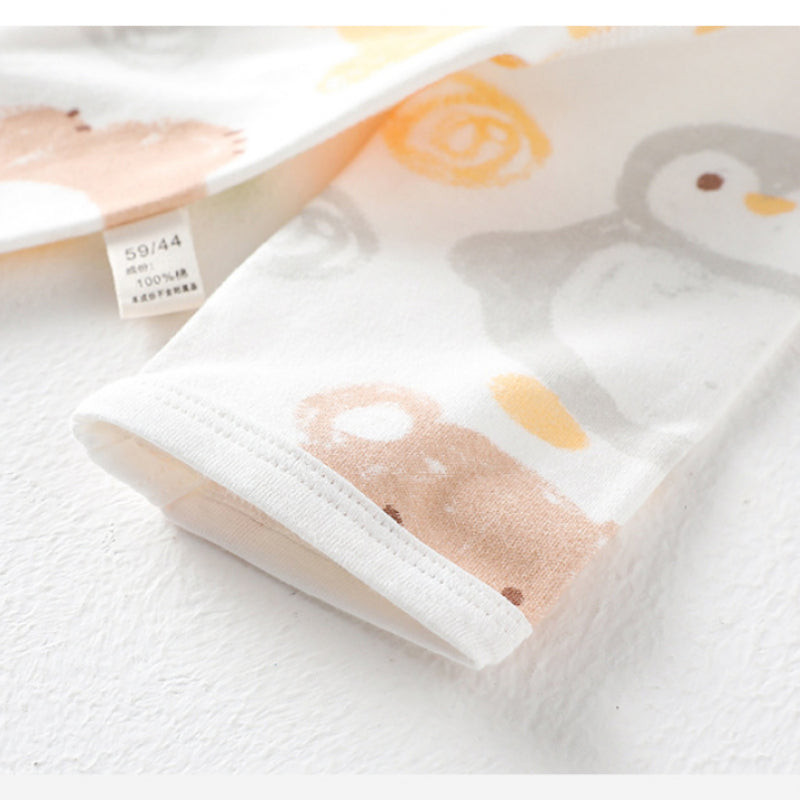100% Cotton Long Sleeve Bodysuit - Zoo