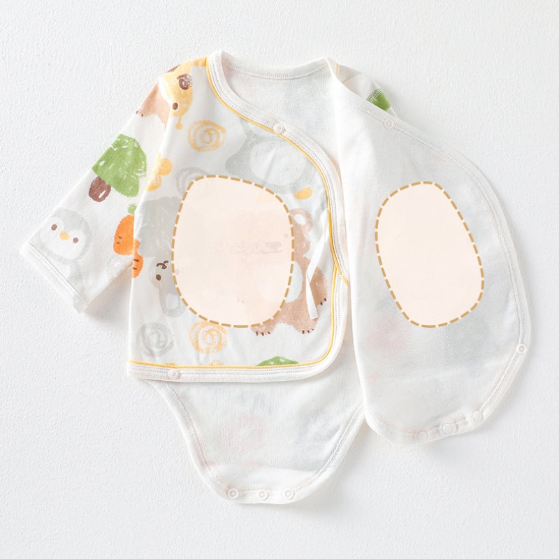 100% Cotton Long Sleeve Bodysuit - Zoo
