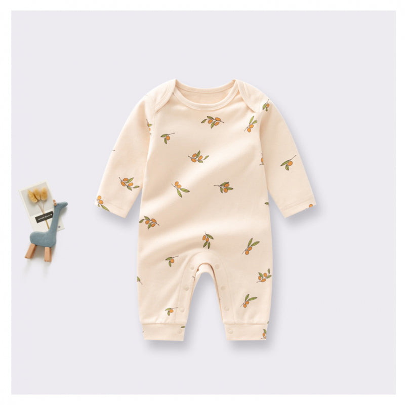 100% Organic Cotton Long Sleeve Romper - Baby Bear