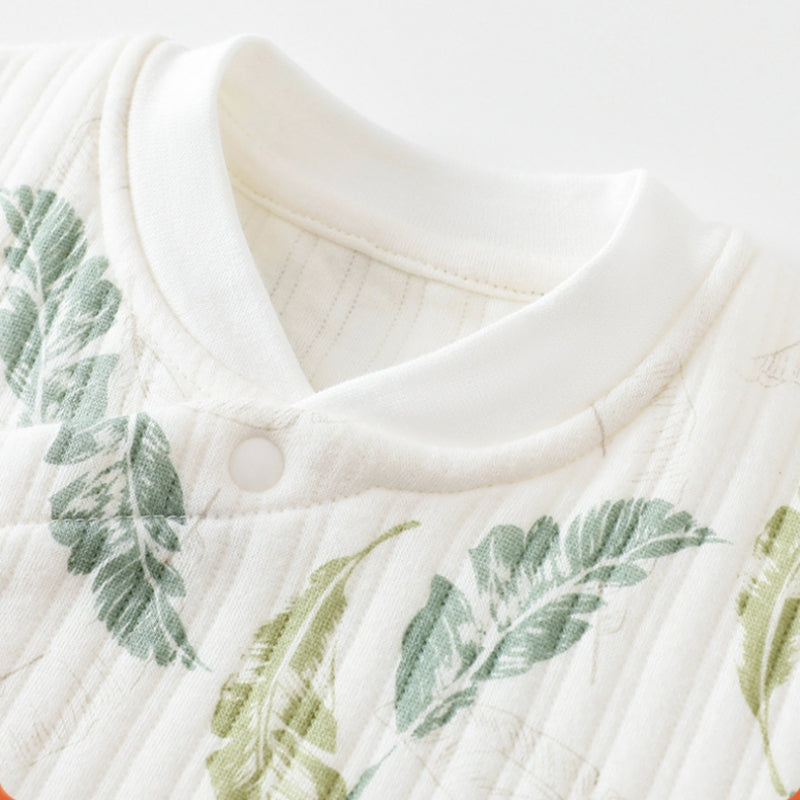 100% Cotton Warm Long Sleeve Long Sleeve Top & Pants Set- Pear - Organic Cotton Clubs