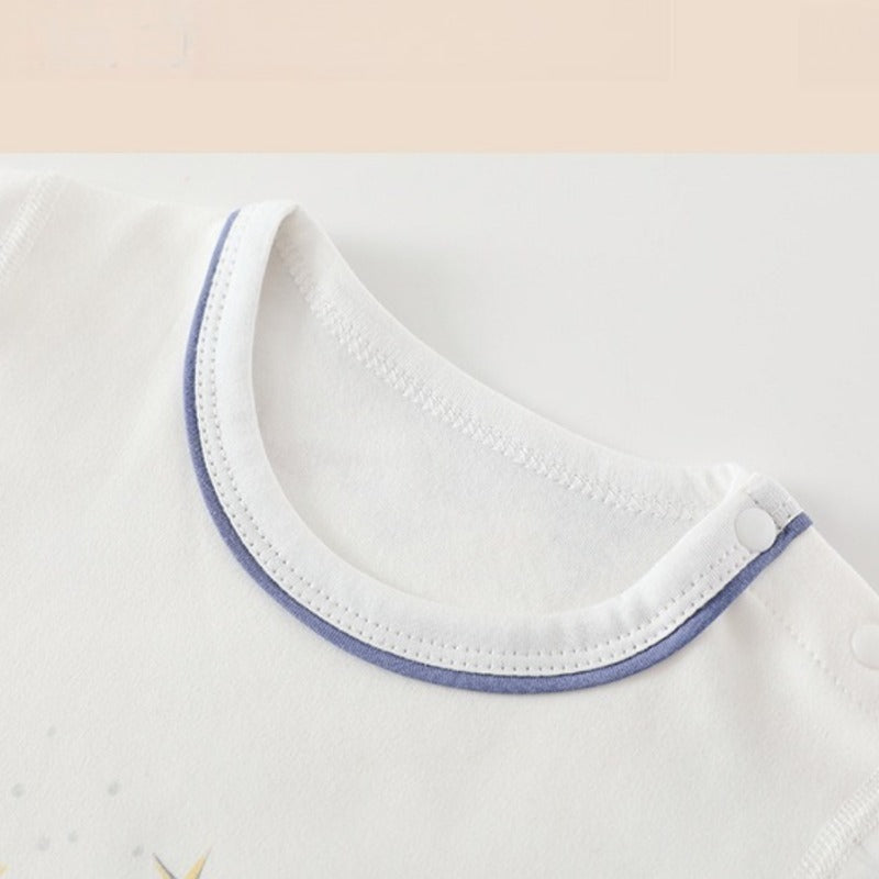 100% Cotton Long Sleeve Top & Pants Set - Pink Bunny