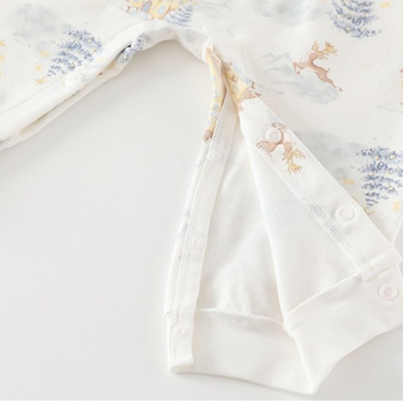 100% Cotton Long Sleeve Top & Pants Set - Pink Bunny